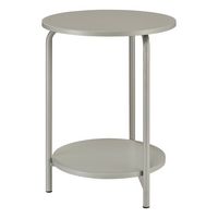 OSP Home Furnishings - Elgin Accent Table - Gray - Left View