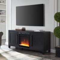 Yarmouth Crystal Fireplace TV Stand for Most TVs up to 65