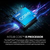 MSI - Codex R2 Gaming Desktop - Intel i5-14400F - 16GB Memory - NVIDIA GeForce RTX 5050 - 1TB SSD... - Left View