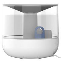 Vornado - MISTIC 4 Ultrasonic Humidifier, Top-Fill, Aromatherapy, Ambient Lighting, 400 Sq Ft Cov... - Left View