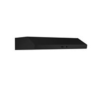 Zephyr - 30 inches - Externally Vented - Under cabinet Range Hood - Black - Left View