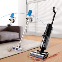 Tineco - Floor Washer Switch Pet Cordless Mop & Vacuum Cleaner - 7 Series - Black - Left View