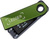 Ledger - Nano S Plus Crypto Hardware Wallet - Oxidate Green - Left View