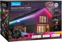 Govee - RGBIC 32.8ft Icicle Lights - Multi - Left View