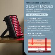 LifePro - Red Light Therapy Panel – Near Infrared for Pain, Inflammation & Skin Health, 60 LEDs t... - Left View