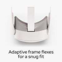 Meta Quest 3S Breathable Facial Interface — Works with Meta Quest 3S — Increases Comfort — Instal... - Left View