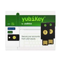 Yubico - YubiKey 5 NFC - Two-Factor authentication (2FA) Security Key, Connect via USB-A or NFC, ... - Left View