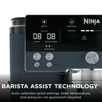 Ninja - Luxe Café Premier Series 3-in-1 Espresso, Coffee, and Cold Brew Machine with Grinder and ... - Left View