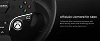 Moza Racing - ESX Gaming Steering Wheel for Xbox One, Xbox Series X|S, and PC - Black - Left View