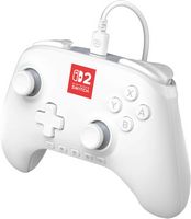 PowerA - Advantage Wired Controller for Nintendo Switch 2 with Lumectra - White - Left View