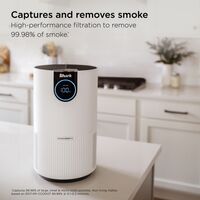 Shark - Clean Sense™ Air Purifier with Odor Neutralizer Technology, HEPA Filter, 500 sq. ft - White - Left View