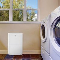 Friedrich - 50-Pint Dehumidifier - White - Left View