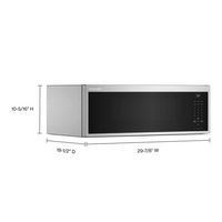 KitchenAid - 1.1 Cu. Ft. Microwave Hood with 1800-Watts Cooking Power - Stainless Steel Fingerpri... - Left View