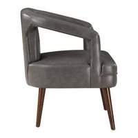 OSP Home Furnishings - Mason Accent Reception Chair - Pewter - Left View