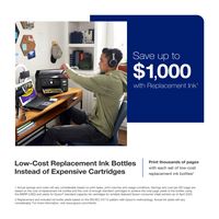 Epson - EcoTank ET-2800 Wireless Color All-in-One Inkjet Cartridge-Free Supertank Printer - Black - Left View