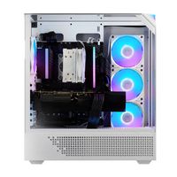 iBUYPOWER - Element Gaming Desktop PC - AMD Ryzen 7 8700F, NVIDIA GeForce RTX 5060 8GB, 16GB DDR5... - Left View