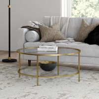 Camden&Wells - Laurita Coffee Table - Brass - Left View