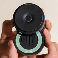 Pura - Linens & Surf Car Fragrance Refill - Green - Left View