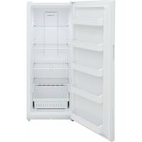 Frigidaire - 16 Cu. Ft. Garage Ready Upright Refrigerator - White - Left View