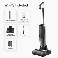 Tineco - Floor Washer Flashdry Cordless Mop & Vacuum Cleaner - 6 Series - Black - Left View