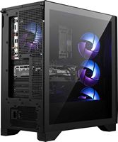 MSI - Aegis Z2 Gaming Desktop - R7-8700F - 16GB Memory - NVIDIA GeForce RTX 5060 - 2TB SSD - Black - Left View