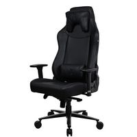 Arozzi - Vernazza Series Premium XL Soft PU Gaming Chair - Pure Black - Left View