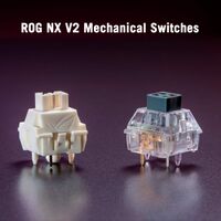 ASUS - ROG Strix Morph 96% Wireless Mechanical RGB Gaming Keyboard with Hot-Swappable ROG NX Snow... - Left View