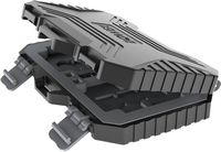 Bower - Durable Memory Card Case - Black - Left View