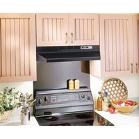 Broan - 30 inches - Under cabinet Range Hood - Black - Left View