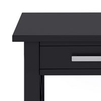 Simpli Home - Kitchener End Table - Black - Left View