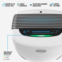 Vornado - PCO575DC Air Purifier - White - Left View