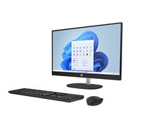 HP - 23.8 inch Touch All-in-One Desktop PC 24-cr0140 AMD Ryzen 5 7520U 16GB RAM 1TB SSD Win 11 Ho... - Left View