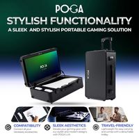 POGA - LUX PlayStation 5 Premium Portable Console Travel Case w/ Trolley and 23
