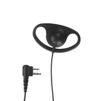 Cobra - D-Style Headset for Cobra Performa Business Radios - Black - Left View