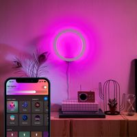 Philips - Hue Sana Wall Light - White - Left View