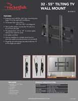 Rocketfish™ - Tilting TV Wall Mount for Most 32