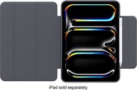 OtterBox - Symmetry Folio Series for Apple iPad Pro 11-inch (M4) - Thunderstorm - Left View