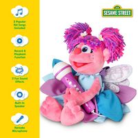 Singing Machine - Sesame Street Karaoke Plush Backpack, Sing-Along Microphone & Speaker with Reco... - Left View