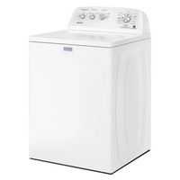 Maytag - 3.8 Cu. Ft. Top Load Washer with Deep Fill Option - White - Left View