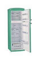 Unique Appliances - Classic Retro 11 cu.ft. Top Freezer Refrigerator - Ocean Mist Turquoise - Left View