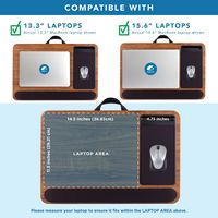 LapGear - Home Office Pro Lap Desk (Fits up to 15