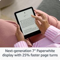 Amazon - Kindle Paperwhite (16 GB) - 2024 - BLACK - Left View