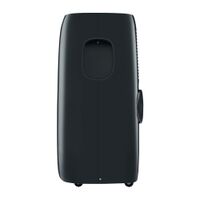 LG - 400 Sq. Ft. Smart Portable Air Conditioner - Black - Left View