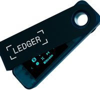Ledger - Nano S Plus Crypto Hardware Wallet - Sapphire Blue - Left View
