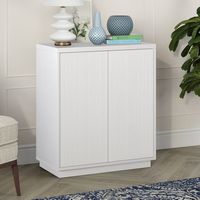 Camden&Wells - Finn Accent Cabinet - Alabaster - Left View