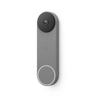 Google - Nest Wi-Fi Video Doorbell - Battery Operated - Ash - Left View
