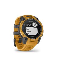 Garmin - Instinct 3 Solar GPS Smartwatch 45 mm Fiber-reinforced Polymer - Solar Sunburst with Sun... - Left View