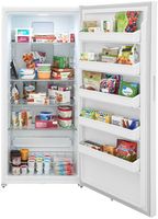 Frigidaire - 20 Cu. Ft. Upright Freezer - White - Left View