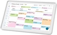 Skylight - Calendar 2: 15 Inch Touchscreen Smart Calendar and Chore Chart - White - Left View