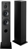 Sony - 3-way 4-driver hi-res Floor-Standing speaker (2025) each - Black - Left View